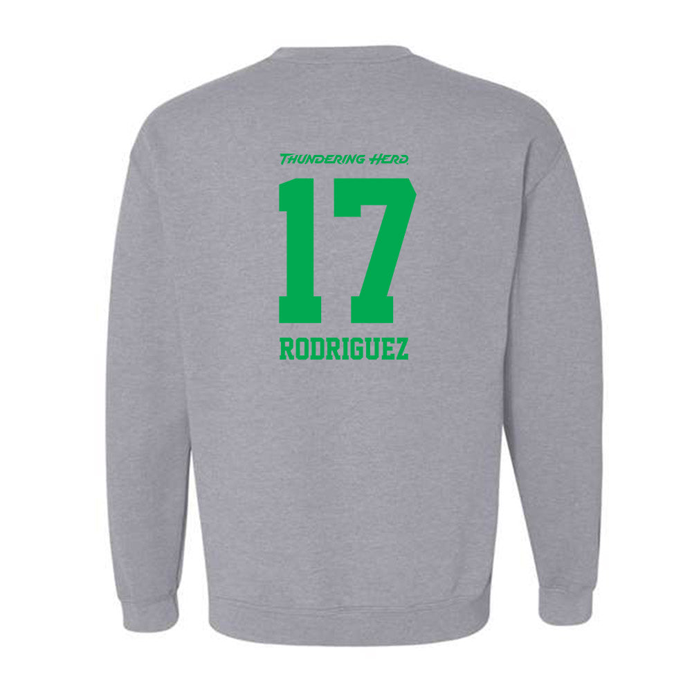 Marshall - NCAA Women's Soccer : Laura Rodriguez - Crewneck Sweatshirt-1