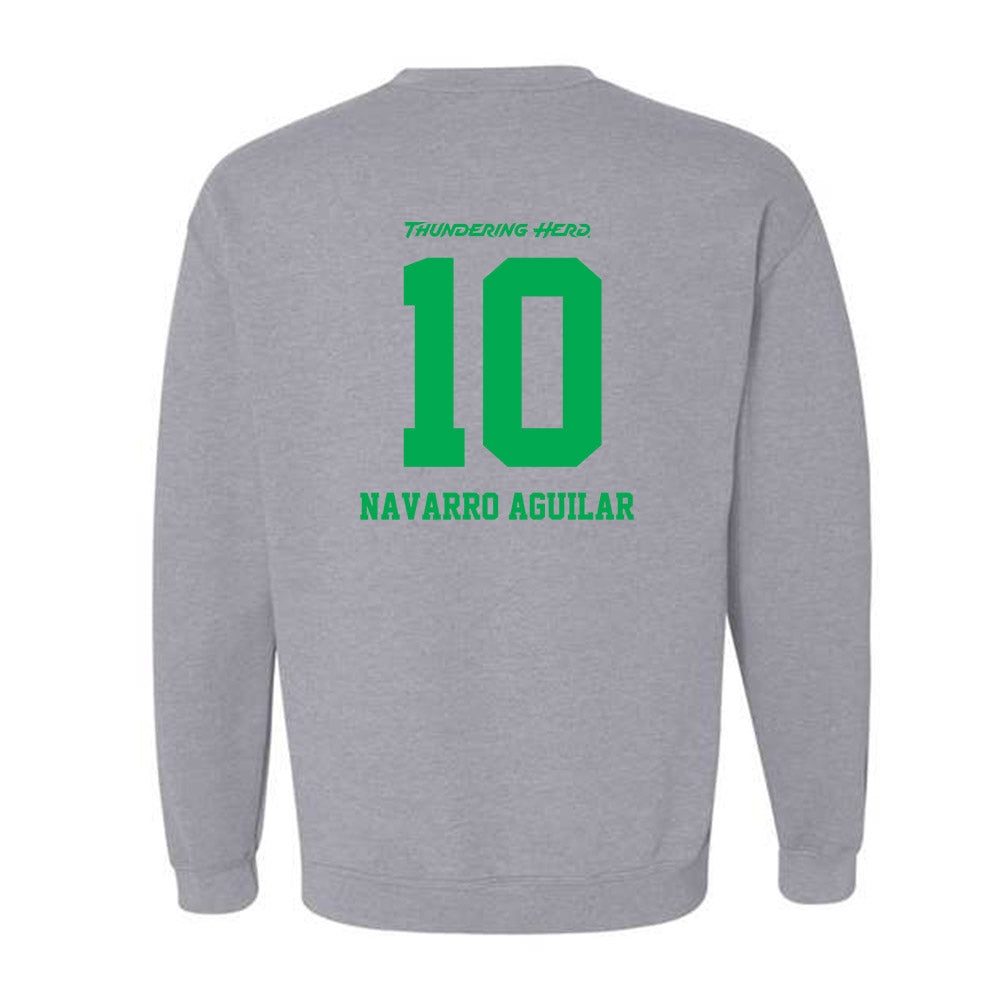Marshall - NCAA Women's Soccer : Nicole Navarro Aguilar - Crewneck Sweatshirt-1
