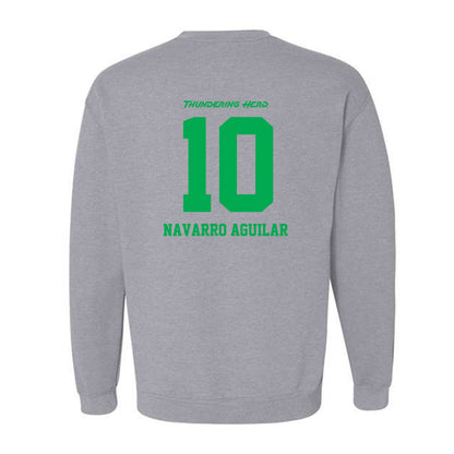 Marshall - NCAA Women's Soccer : Nicole Navarro Aguilar - Crewneck Sweatshirt-1