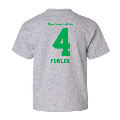 Marshall - NCAA Women's Soccer : angel fowler - Youth T-Shirt