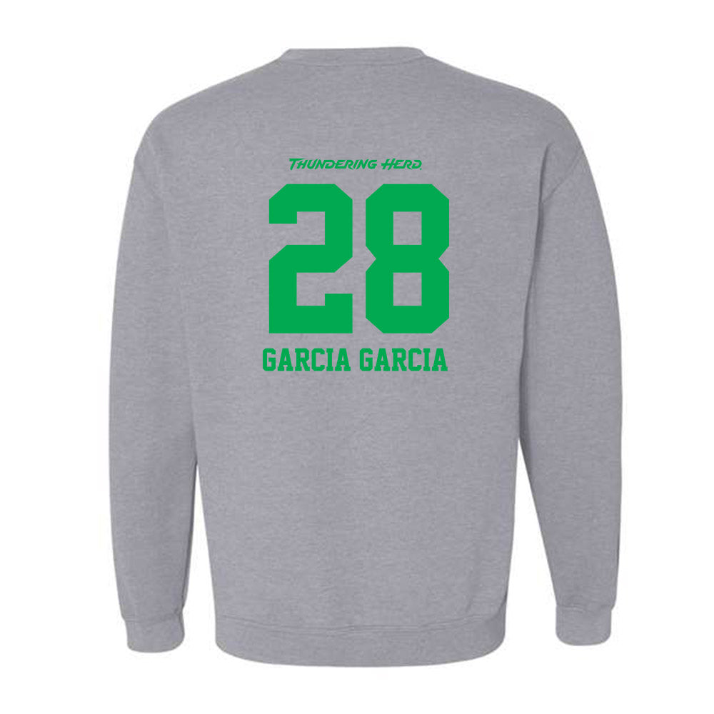 Marshall - NCAA Women's Soccer : marta garcia garcia - Crewneck Sweatshirt-1