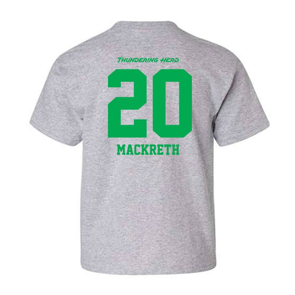 Marshall - NCAA Women's Soccer : Mackenzie Mackreth - Youth T-Shirt-1