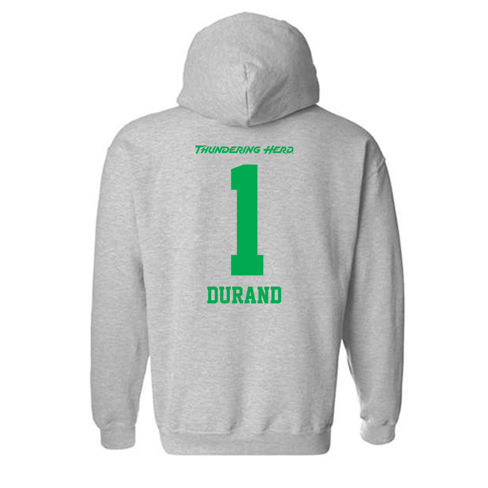 Marshall - NCAA Women's Soccer : Emma Durand - Hooded Sweatshirt-1
