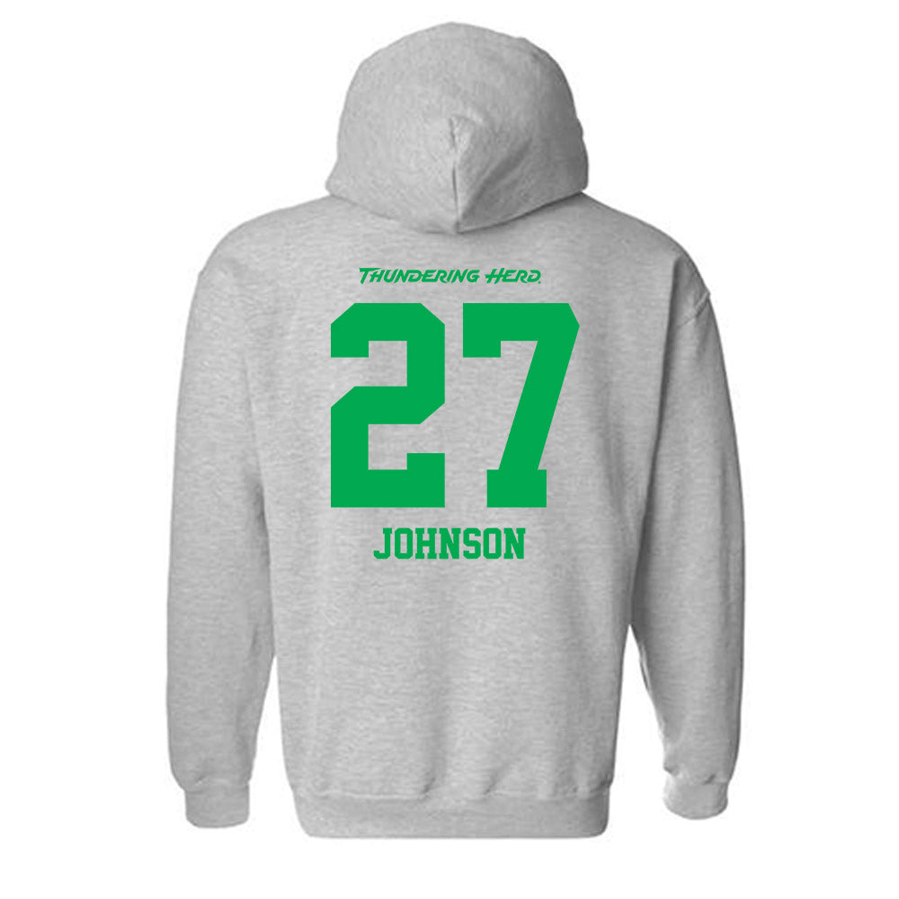 Marshall - NCAA Women's Soccer : Ruby Johnson - Hooded Sweatshirt-1
