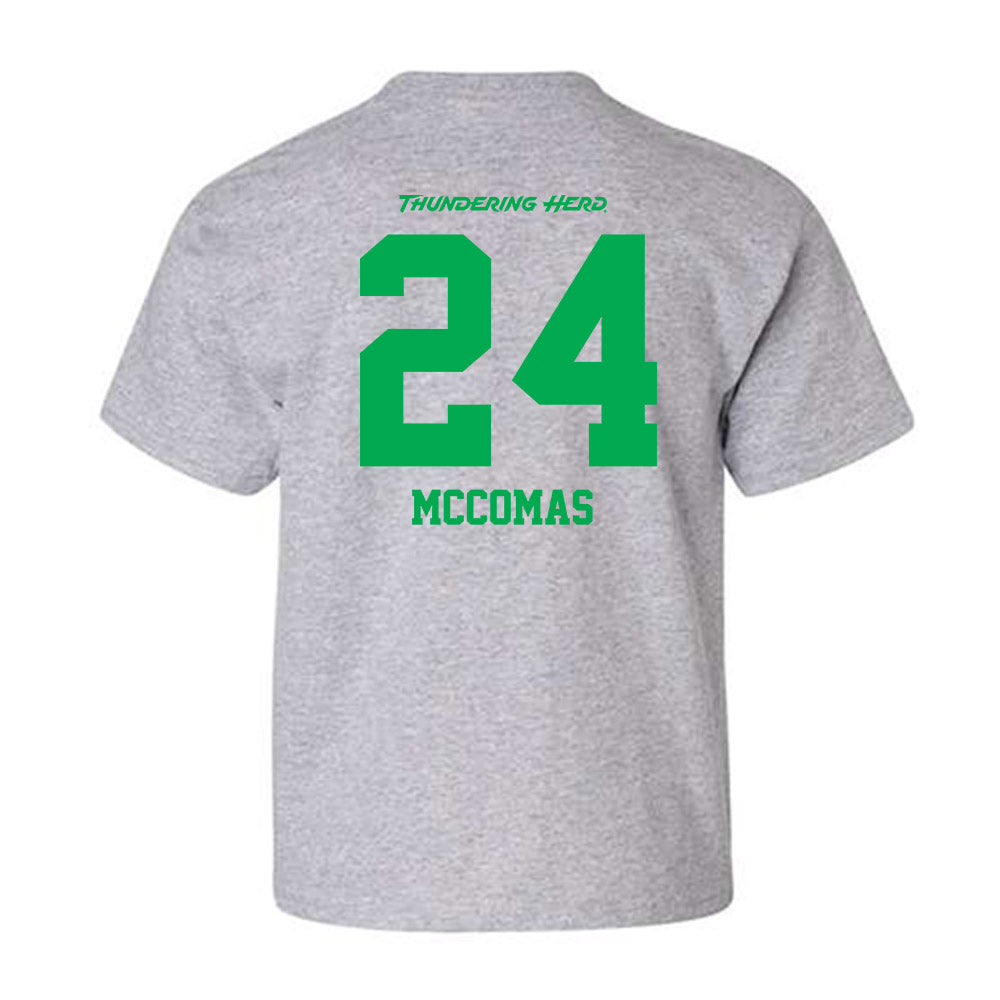 Marshall - NCAA Women's Soccer : Brooklyn McComas - Youth T-Shirt-1