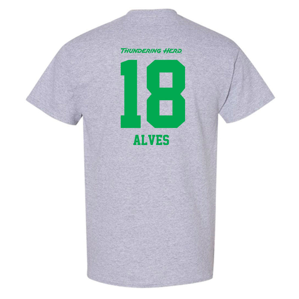 Marshall - NCAA Women's Soccer : Marcella Alves - T-Shirt-1