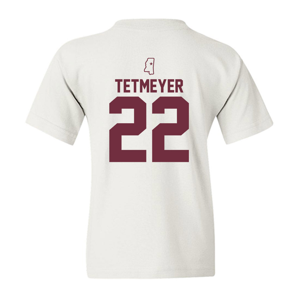 Mississippi State - NCAA Women's Soccer : Liesel Tetmeyer - Replica Shersey Youth T-Shirt-1