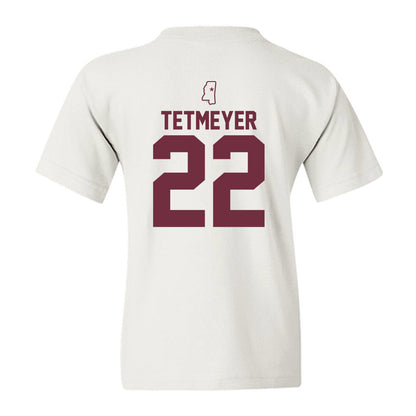 Mississippi State - NCAA Women's Soccer : Liesel Tetmeyer - Replica Shersey Youth T-Shirt-1