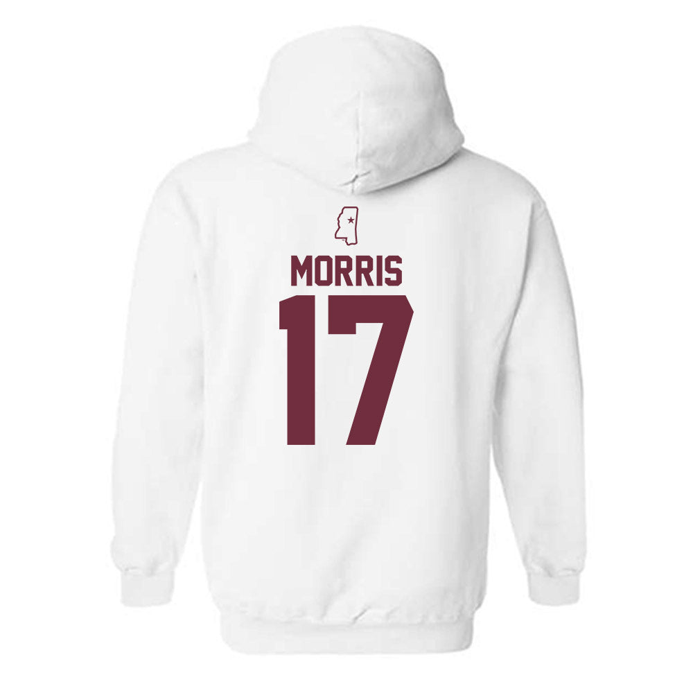 Mississippi State - NCAA Women's Soccer : Reganne Morris - Replica Shersey Hooded Sweatshirt-1
