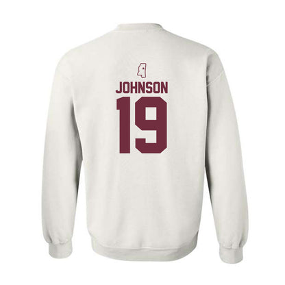Mississippi State - NCAA Women's Soccer : Hailey Johnson - Replica Shersey Crewneck Sweatshirt-1