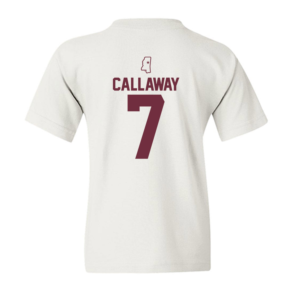 Mississippi State - NCAA Women's Soccer : Savannah Callaway - Replica Shersey Youth T-Shirt-1