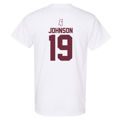Mississippi State - NCAA Women's Soccer : Hailey Johnson - Replica Shersey T-Shirt-1