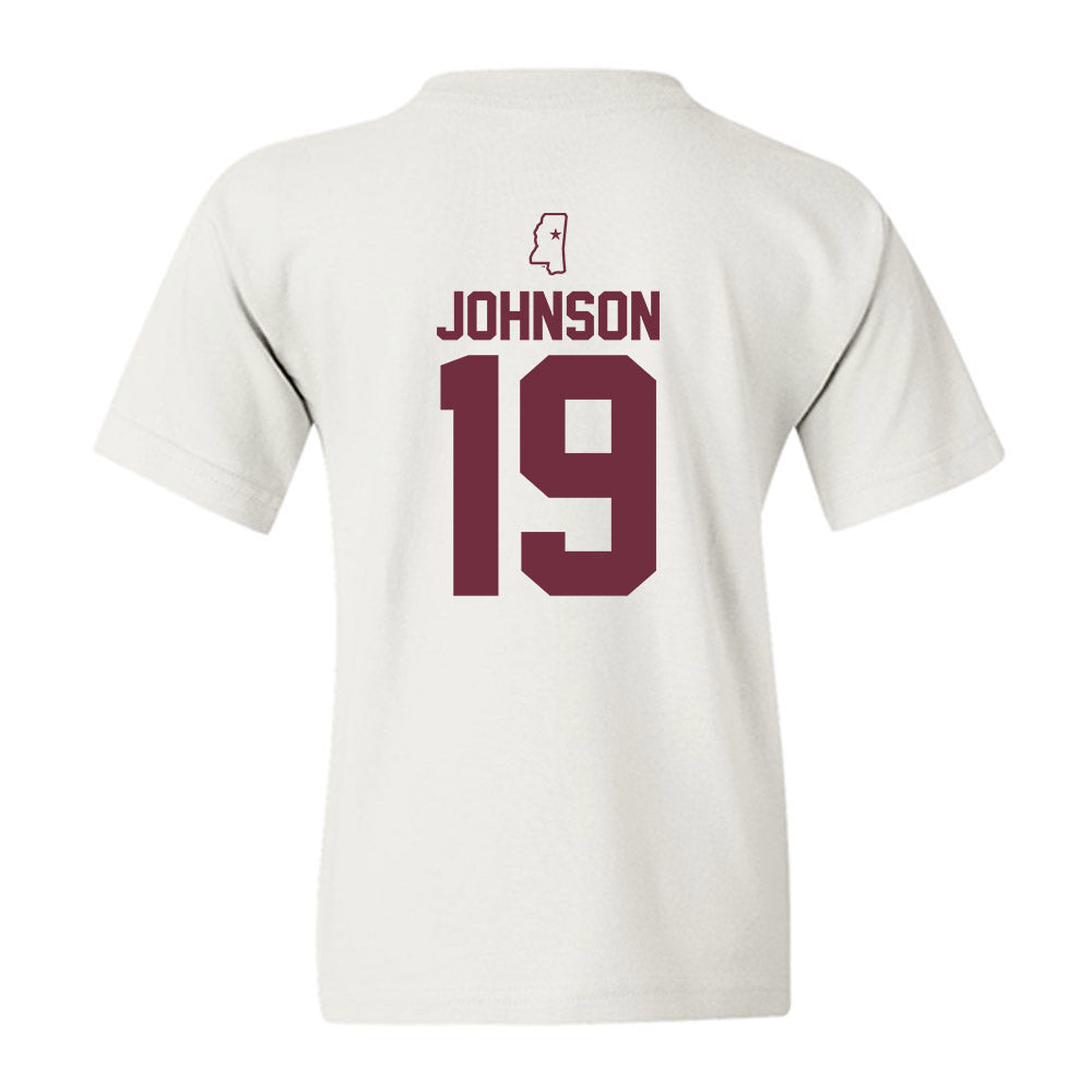 Mississippi State - NCAA Women's Soccer : Hailey Johnson - Replica Shersey Youth T-Shirt-1