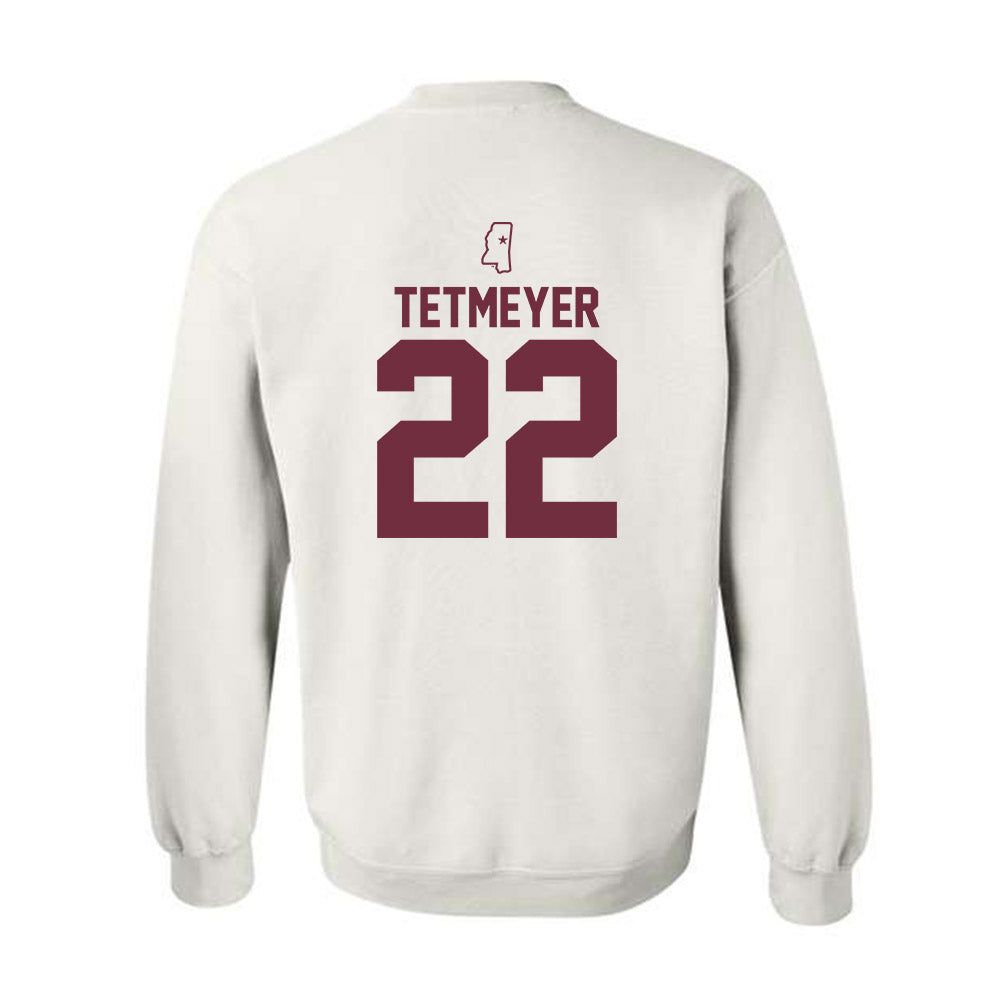 Mississippi State - NCAA Women's Soccer : Liesel Tetmeyer - Replica Shersey Crewneck Sweatshirt-1