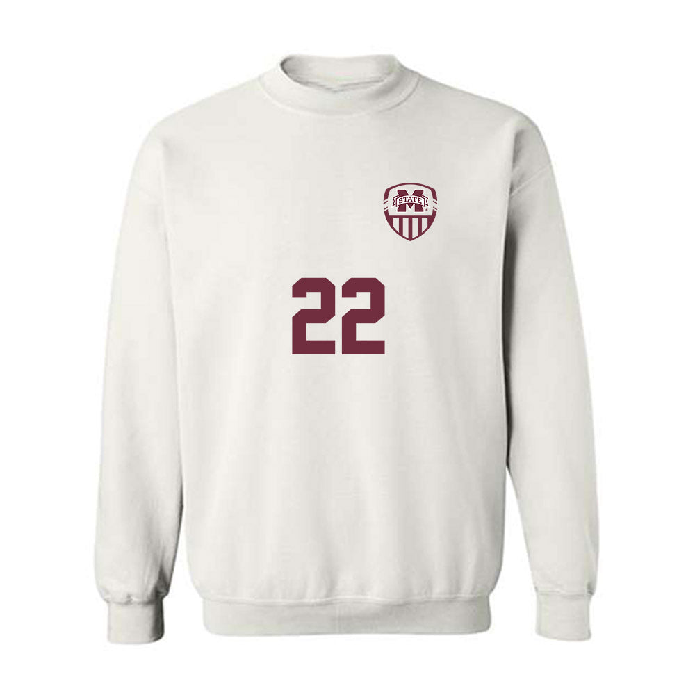 Mississippi State - NCAA Women's Soccer : Liesel Tetmeyer - Replica Shersey Crewneck Sweatshirt-0