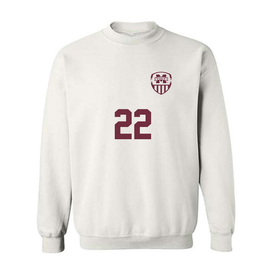 Mississippi State - NCAA Women's Soccer : Liesel Tetmeyer - Replica Shersey Crewneck Sweatshirt-0