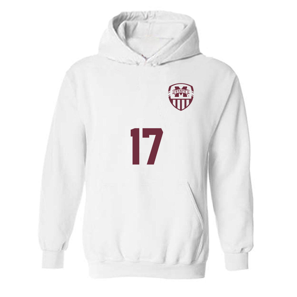 Mississippi State - NCAA Women's Soccer : Reganne Morris - Replica Shersey Hooded Sweatshirt-0