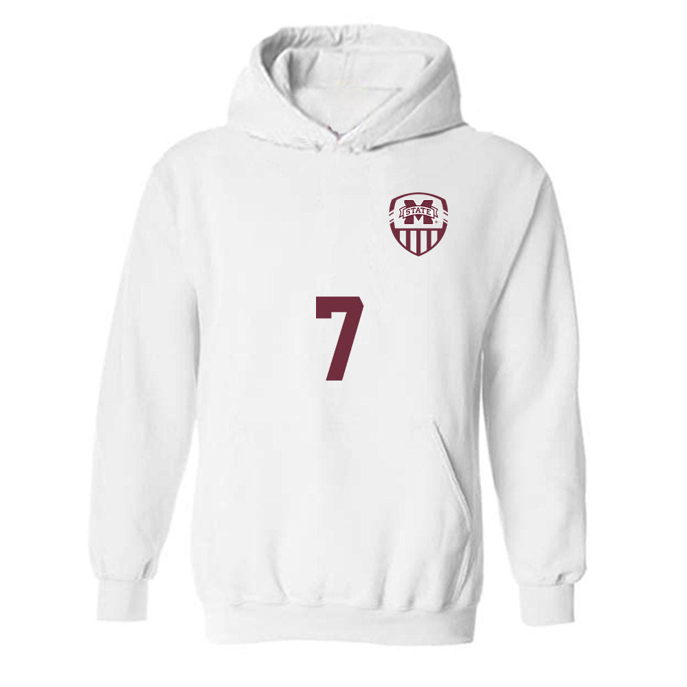 Mississippi State - NCAA Women's Soccer : Savannah Callaway - Replica Shersey Hooded Sweatshirt-0