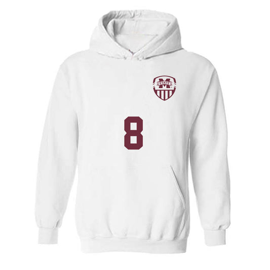 Mississippi State - NCAA Women's Soccer : Rebeka Vega - Replica Shersey Hooded Sweatshirt-0