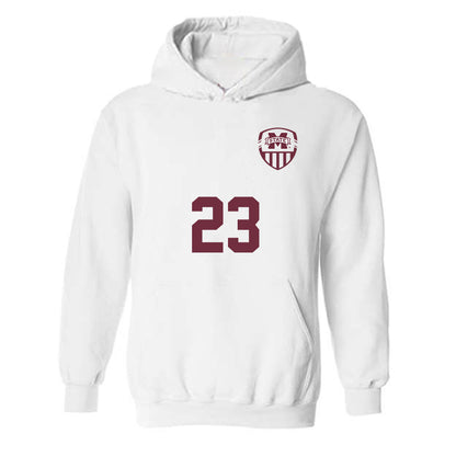 Mississippi State - NCAA Women's Soccer : Ashley Tutas - Replica Shersey Hooded Sweatshirt-0