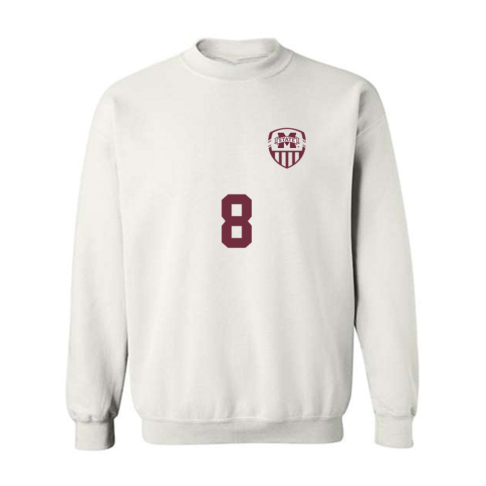 Mississippi State - NCAA Women's Soccer : Rebeka Vega - Replica Shersey Crewneck Sweatshirt-0