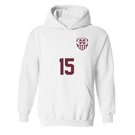 Mississippi State - NCAA Women's Soccer : Eden Nicholson - Replica Shersey Hooded Sweatshirt-0