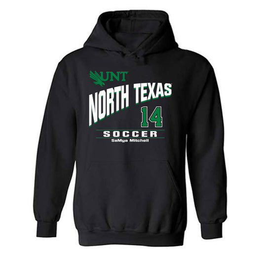 North Texas - NCAA Women's Soccer : SaMya Mitchell - Classic Fashion Shersey Hooded Sweatshirt-0