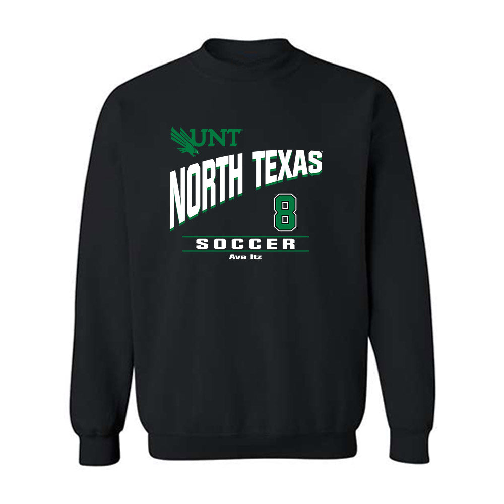 North Texas - NCAA Women's Soccer : Ava Itz - Classic Fashion Shersey Crewneck Sweatshirt-0