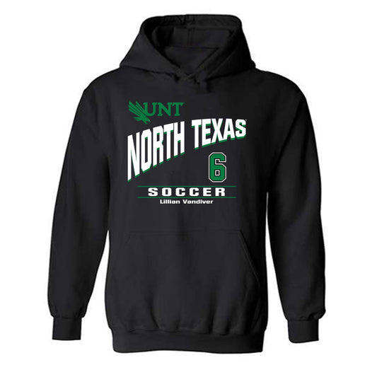 North Texas - NCAA Women's Soccer : Lillian Vandiver - Classic Fashion Shersey Hooded Sweatshirt-0