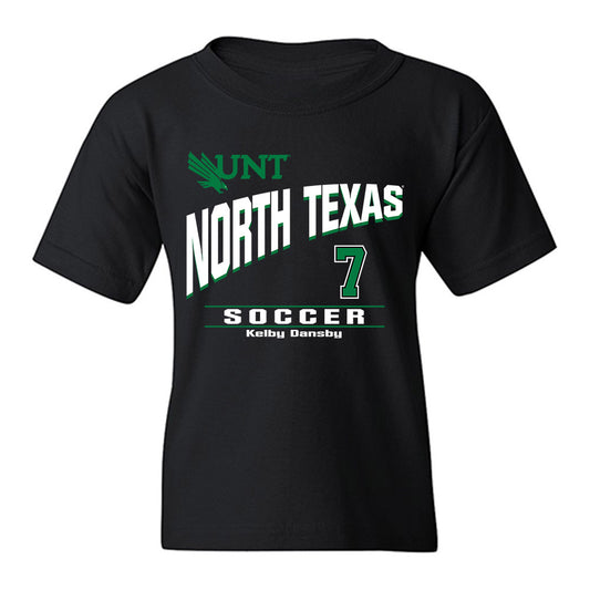 North Texas - NCAA Women's Soccer : Kelby Dansby - Classic Fashion Shersey Youth T-Shirt-0