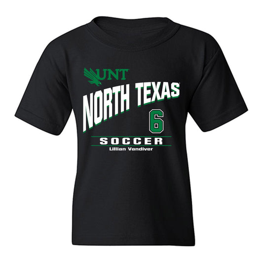 North Texas - NCAA Women's Soccer : Lillian Vandiver - Classic Fashion Shersey Youth T-Shirt-0