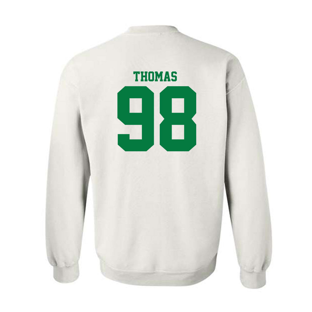 North Texas - NCAA Football : Curlee Thomas - Classic Shersey Crewneck Sweatshirt-1