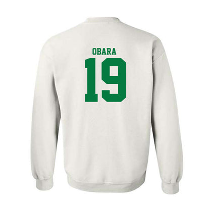 North Texas - NCAA Football : Grayson OBara - Classic Shersey Crewneck Sweatshirt-1