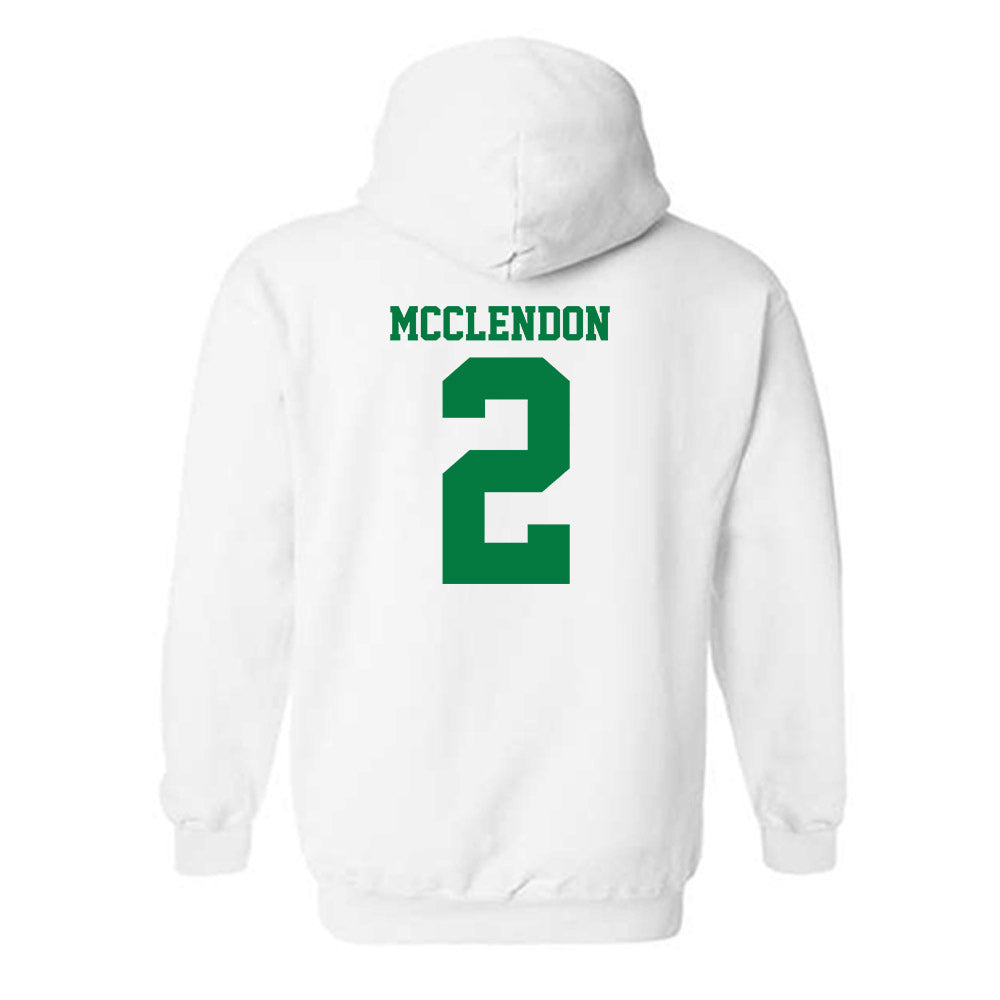 North Texas - NCAA Men's Basketball : William Mcclendon - Classic Shersey Hooded Sweatshirt-1