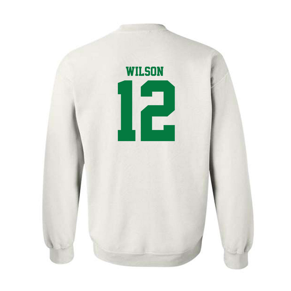 North Texas - NCAA Football : Tyson Wilson - Classic Shersey Crewneck Sweatshirt-1