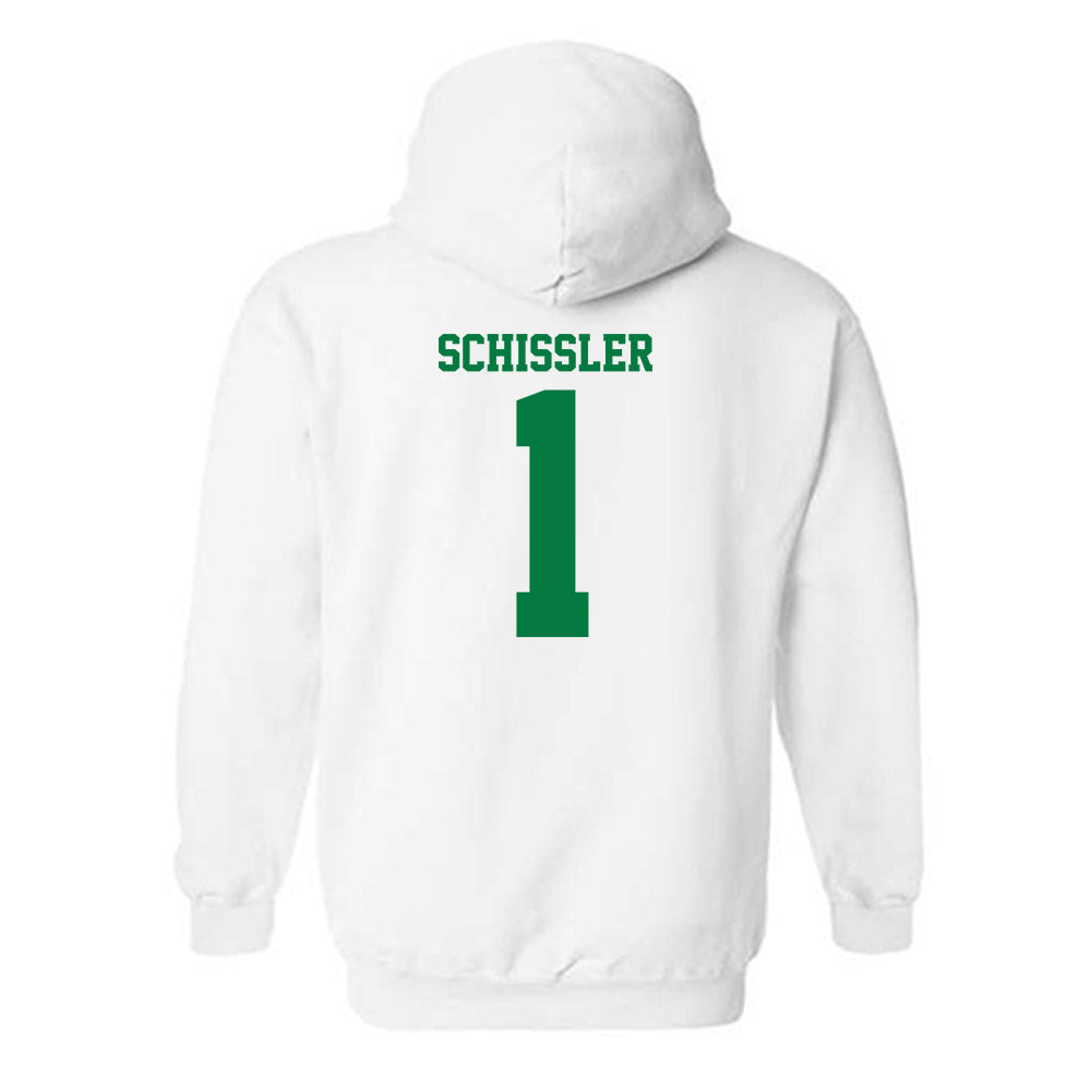 North Texas - NCAA Women's Basketball : Andi Schissler - Classic Shersey Hooded Sweatshirt-1