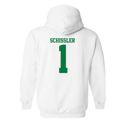North Texas - NCAA Women's Basketball : Andi Schissler - Classic Shersey Hooded Sweatshirt-1