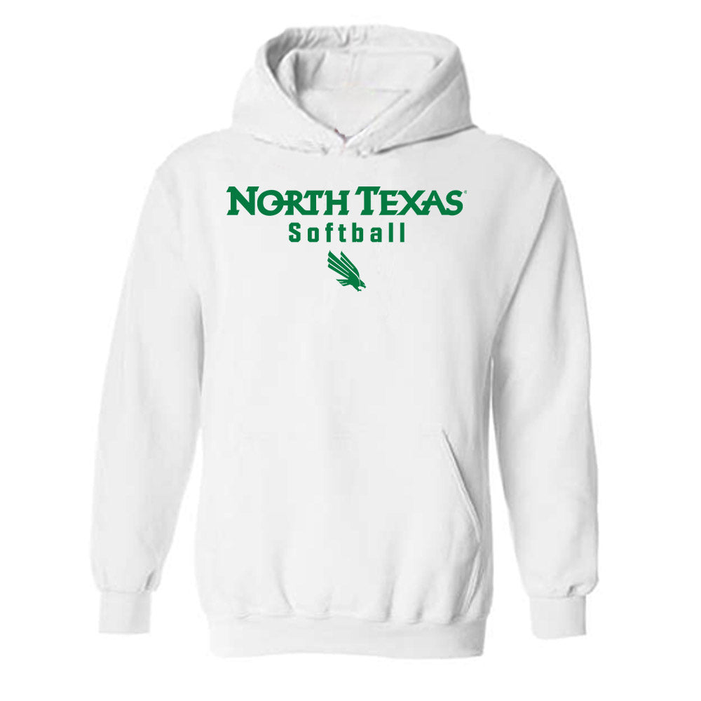 North Texas - NCAA Softball : Sienna Mayer - Classic Shersey Hooded Sweatshirt-0
