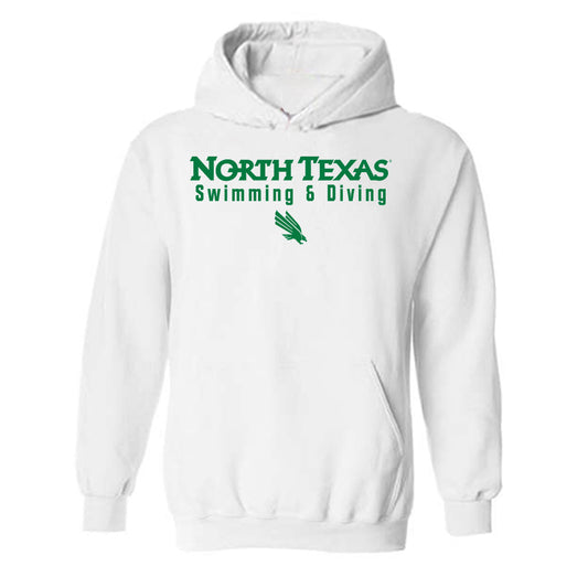 North Texas - NCAA Women's Swimming & Diving : Ava Zadigian - Classic Shersey Hooded Sweatshirt-0