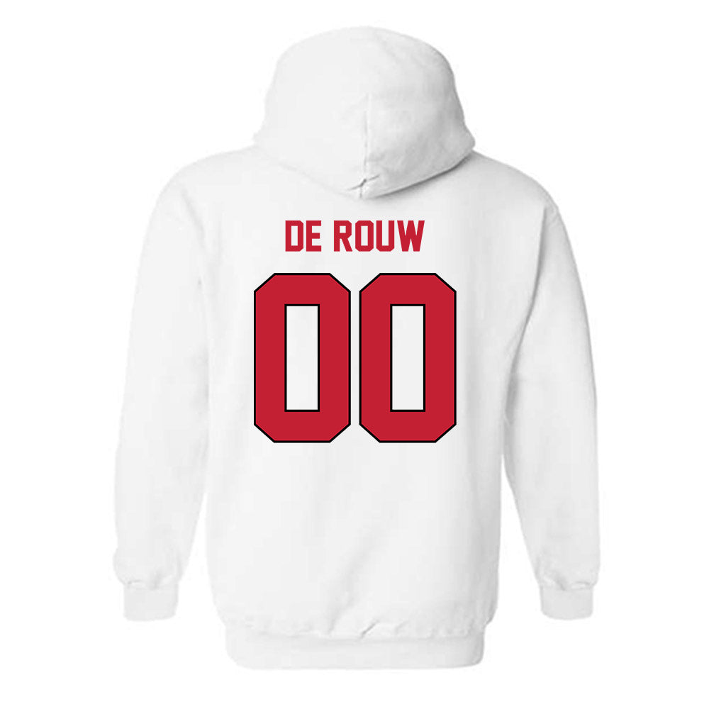St. Johns - NCAA Women's Soccer : Iris de Rouw - Replica Shersey Hooded Sweatshirt-1