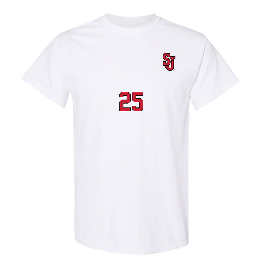 St. Johns - NCAA Women's Soccer : Carly Schuler - Replica Shersey T-Shirt-0