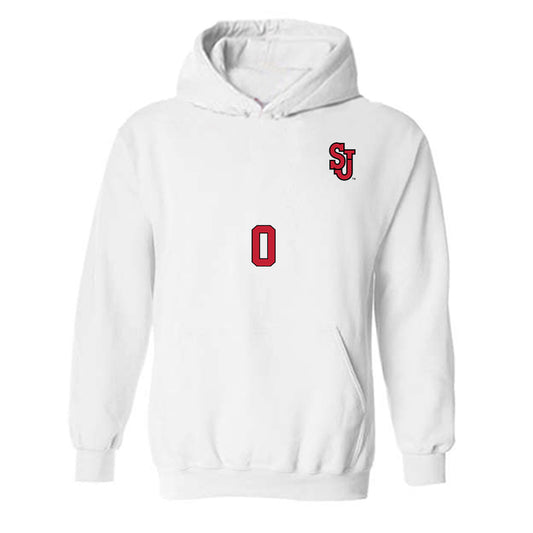 St. Johns - NCAA Women's Soccer : Kayla Bower - Hooded Sweatshirt Replica Shersey