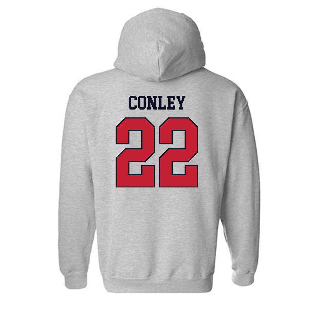 St. Johns - NCAA Baseball : Tommy Conley - Classic Shersey Hooded Sweatshirt-1