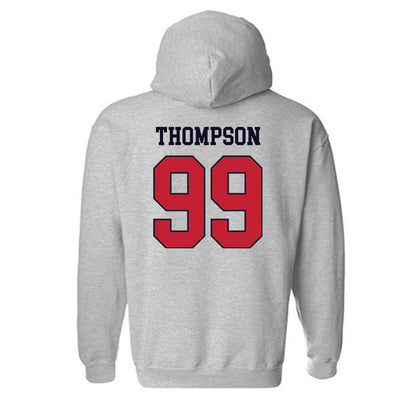 St. Johns - NCAA Men's Lacrosse : Jackson Thompson - Classic Shersey Hooded Sweatshirt-1
