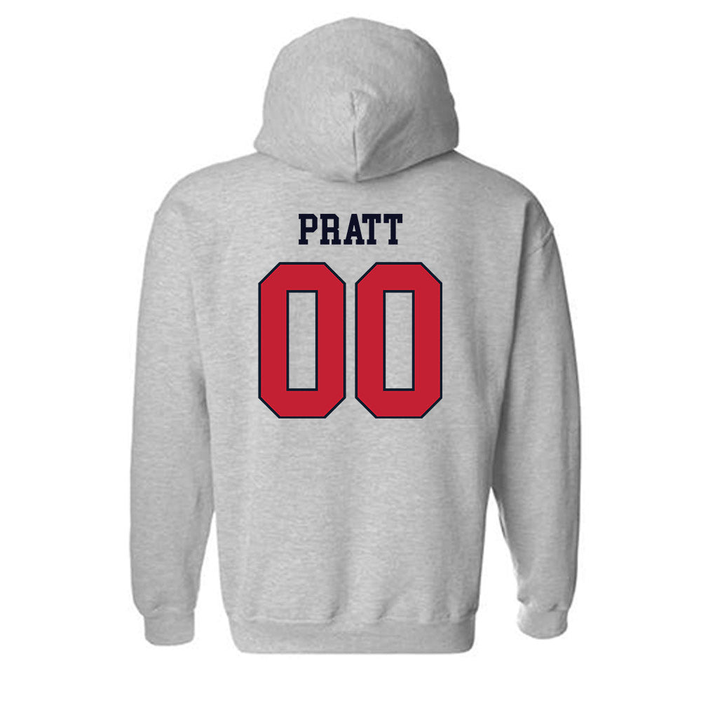 St. Johns - NCAA Men's Soccer : Dominic Pratt - Classic Shersey Hooded Sweatshirt-1