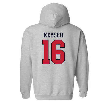St. Johns - NCAA Men's Lacrosse : Maclin Keyser - Classic Shersey Hooded Sweatshirt-1