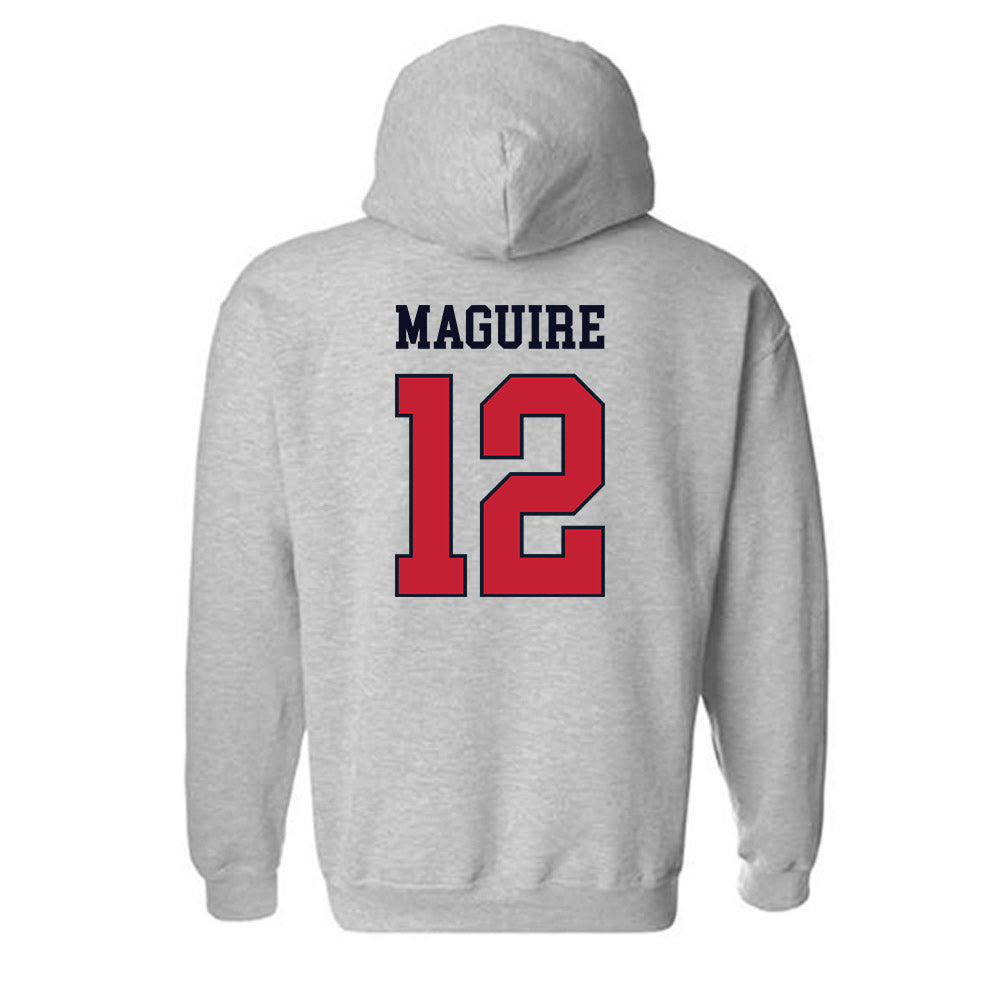 St. Johns - NCAA Men's Lacrosse : Wyatt Maguire - Classic Shersey Hooded Sweatshirt-1