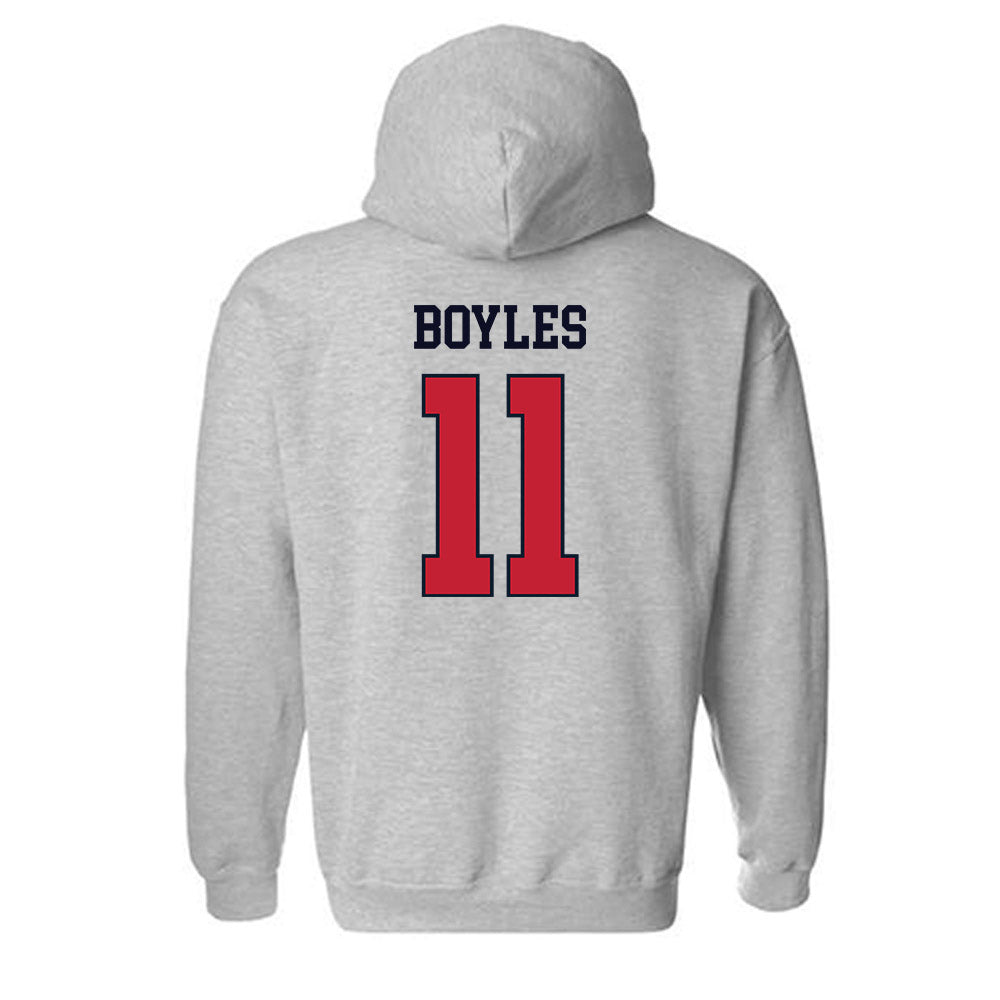 St. Johns - NCAA Women's Volleyball : Brooke Boyles - Classic Shersey Hooded Sweatshirt-1