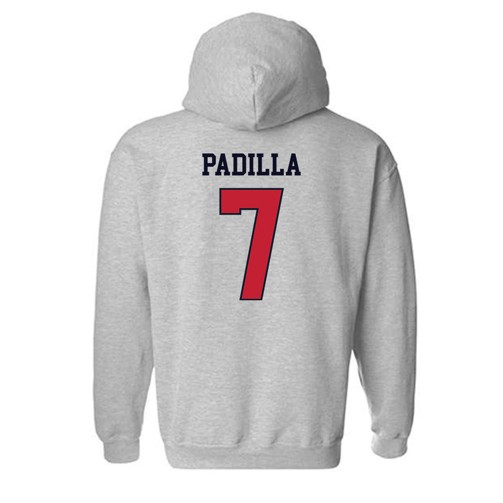 St. Johns - NCAA Men's Soccer : Ezekiel Padilla - Classic Shersey Hooded Sweatshirt-1