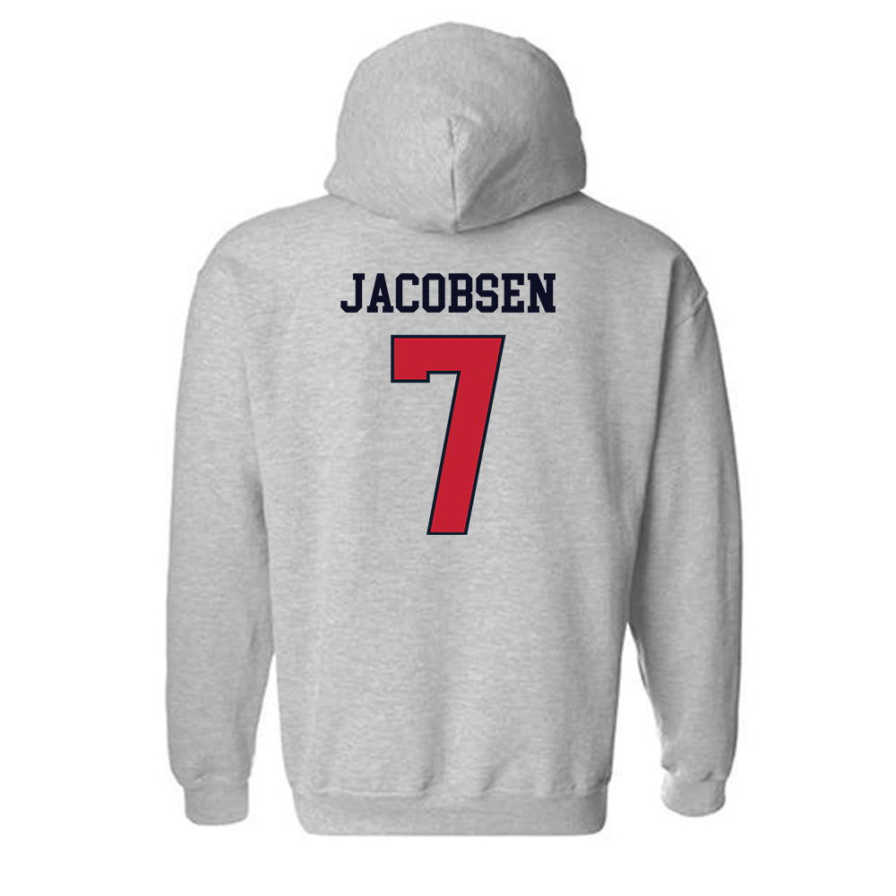 St. Johns - NCAA Baseball : Robert Jacobsen - Classic Shersey Hooded Sweatshirt-1